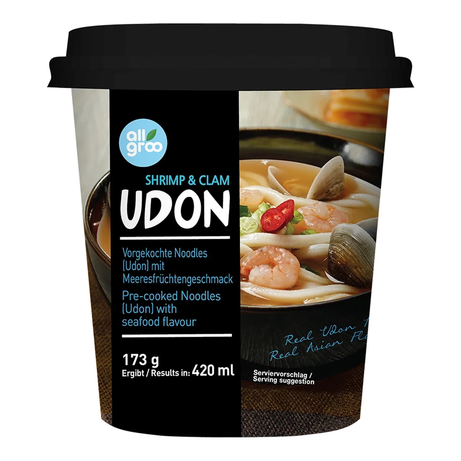ALLGROO Udon Shrimp&Clam 173G