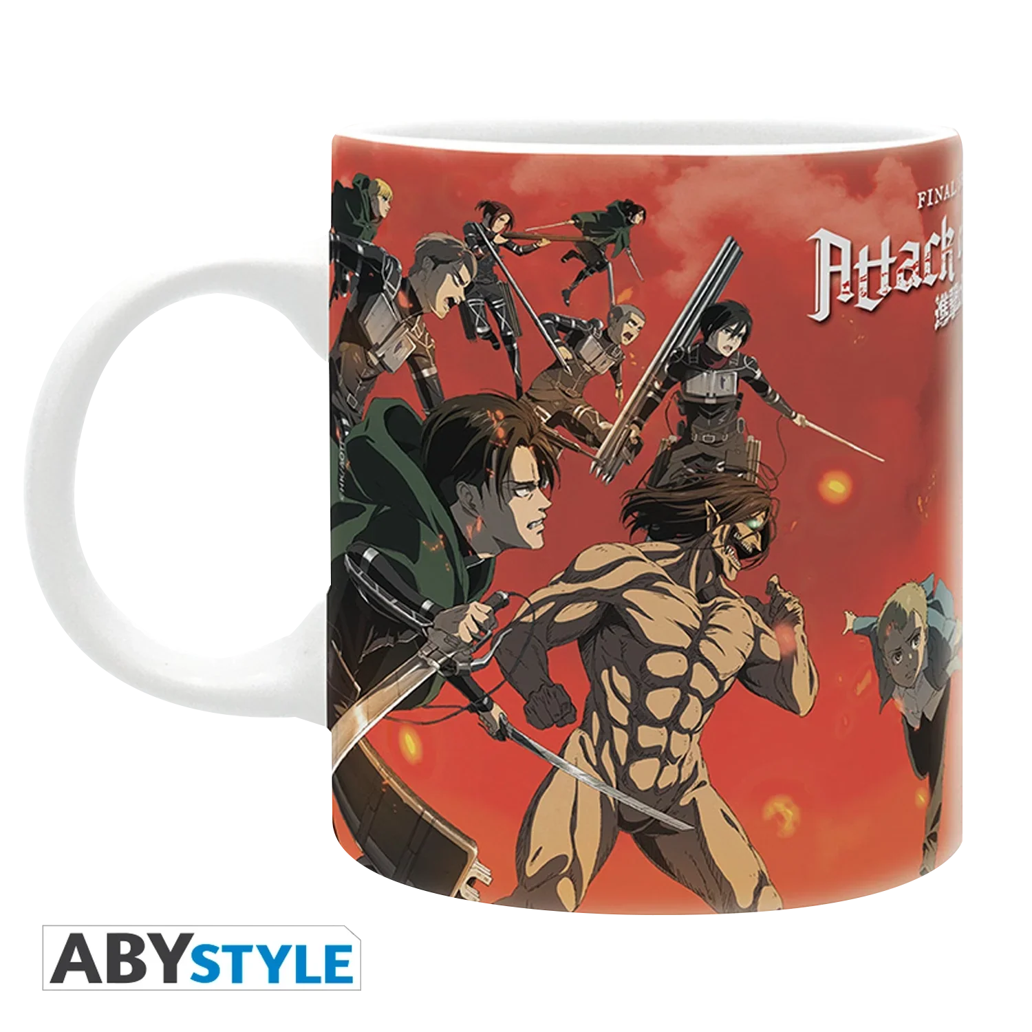 ATTACK ON TITAN Mug 320ml Battle Scene Season 4