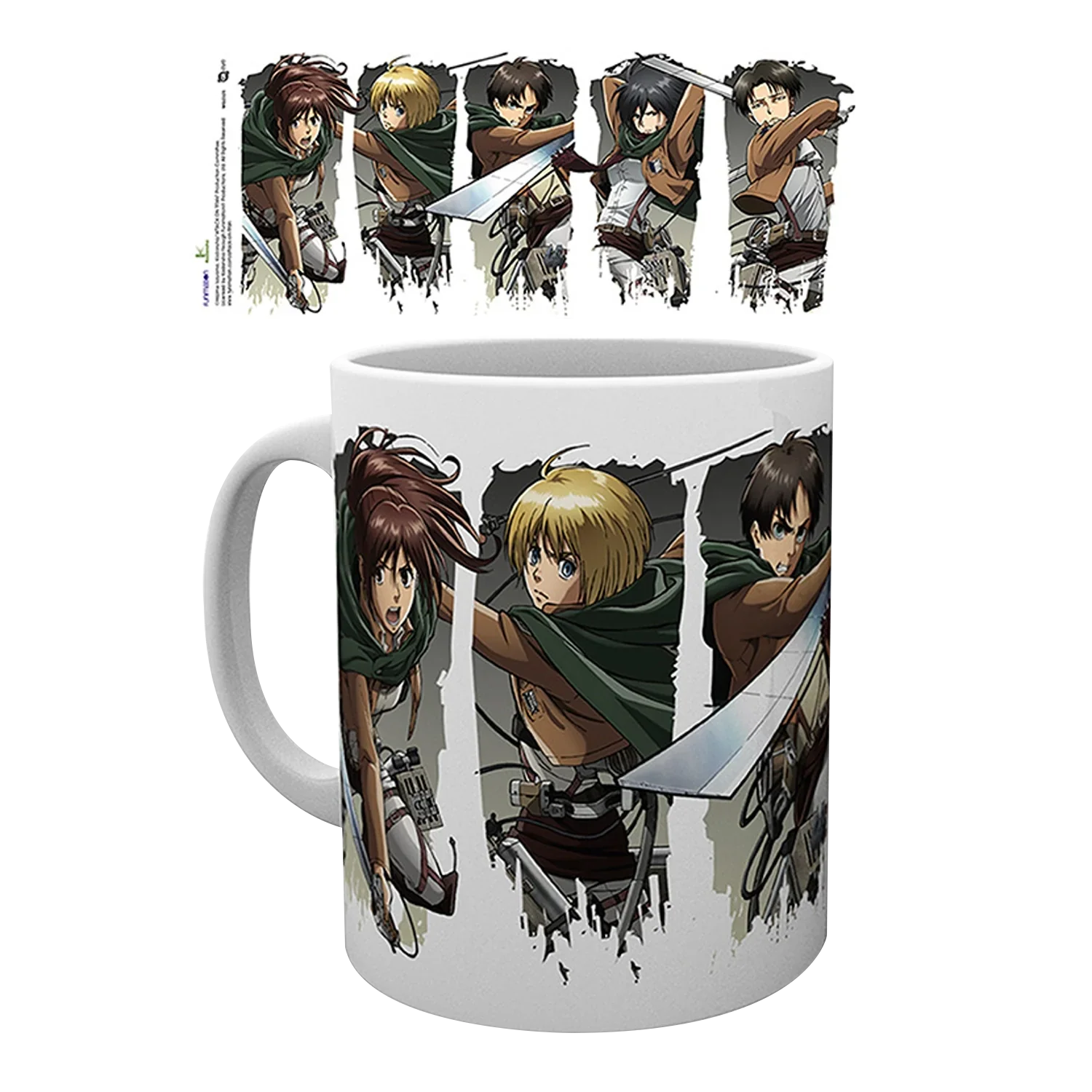 ATTACK ON TITAN Mug 320ml Characters Montage - Image 2