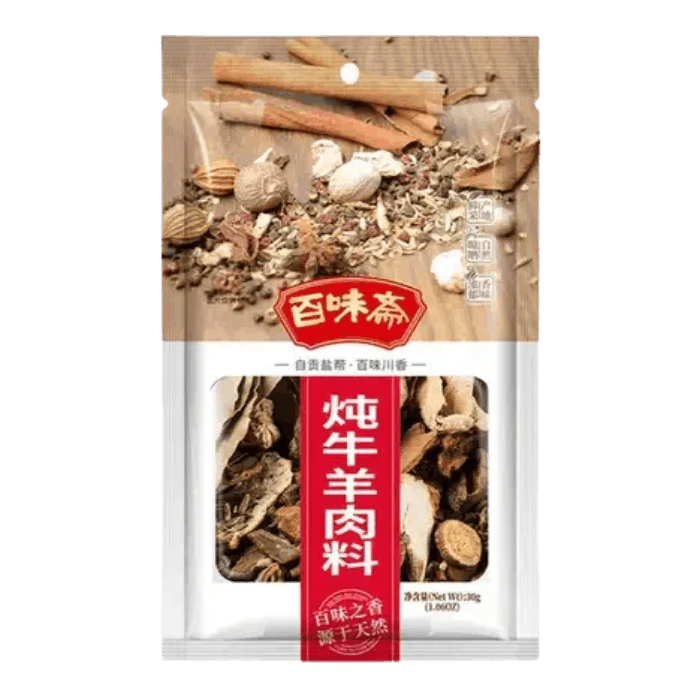 BAIWEIZHAI Gewürzmix für Geschmorrtes Fleisch 30G