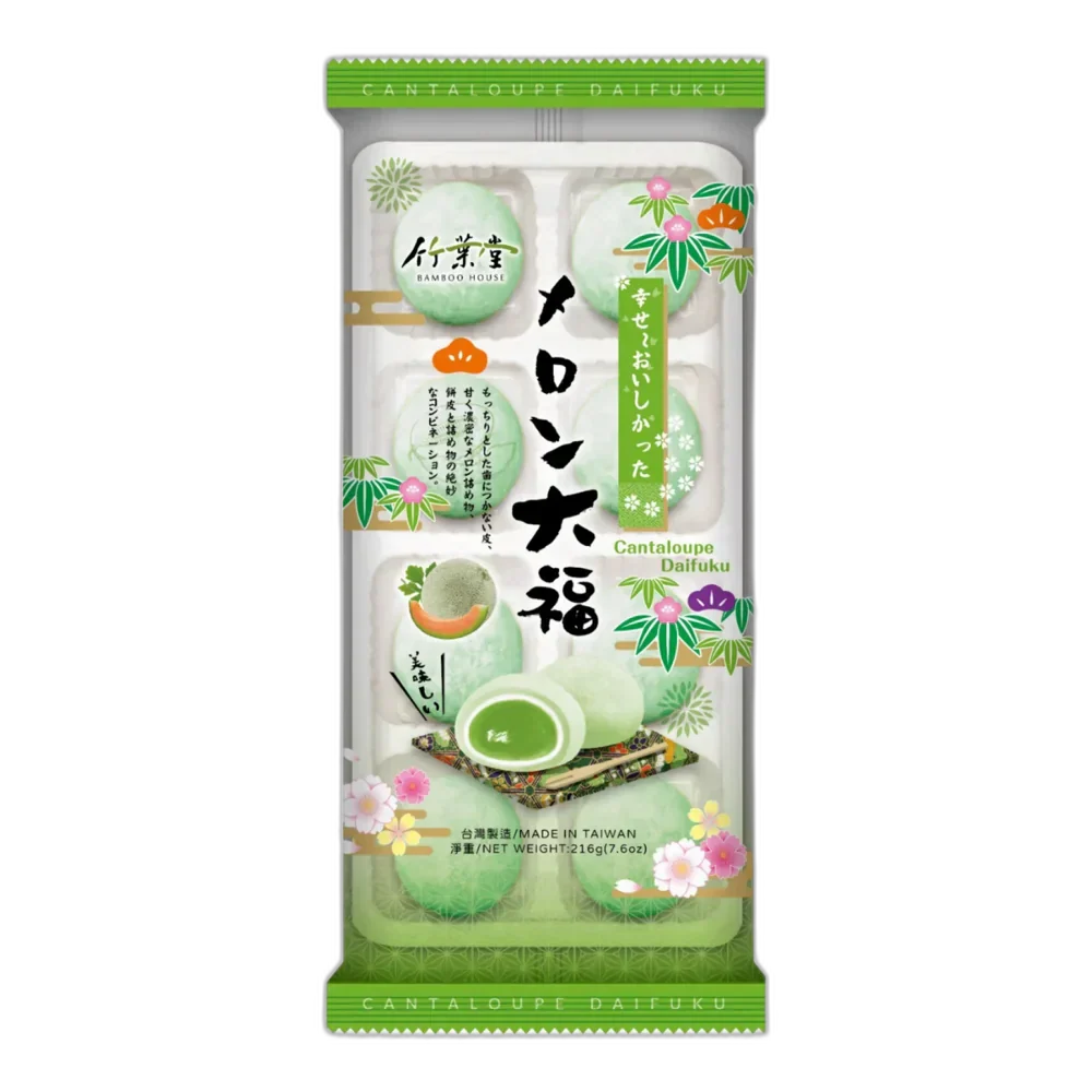 BAMBOO HOUSE Marshmallow Mochi Cantaloupe 216G