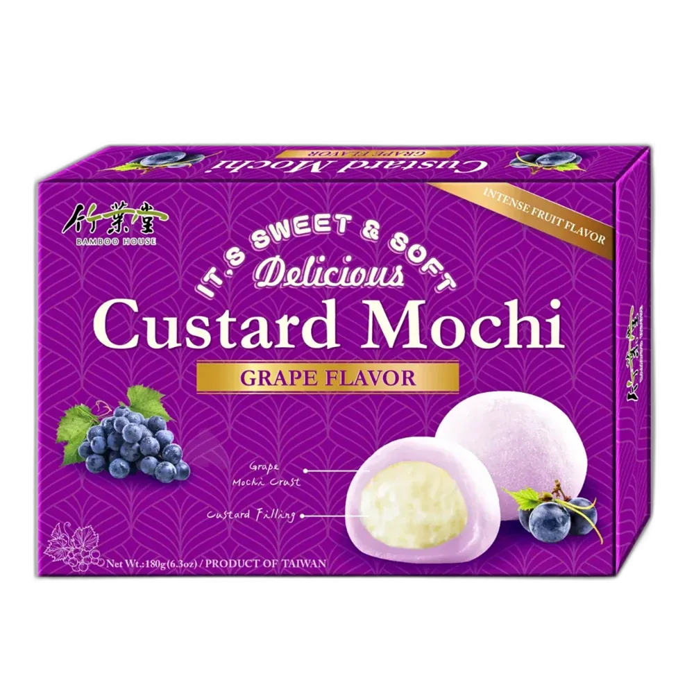 BAMBOO HOUSE Mochi Custard Grape 180G