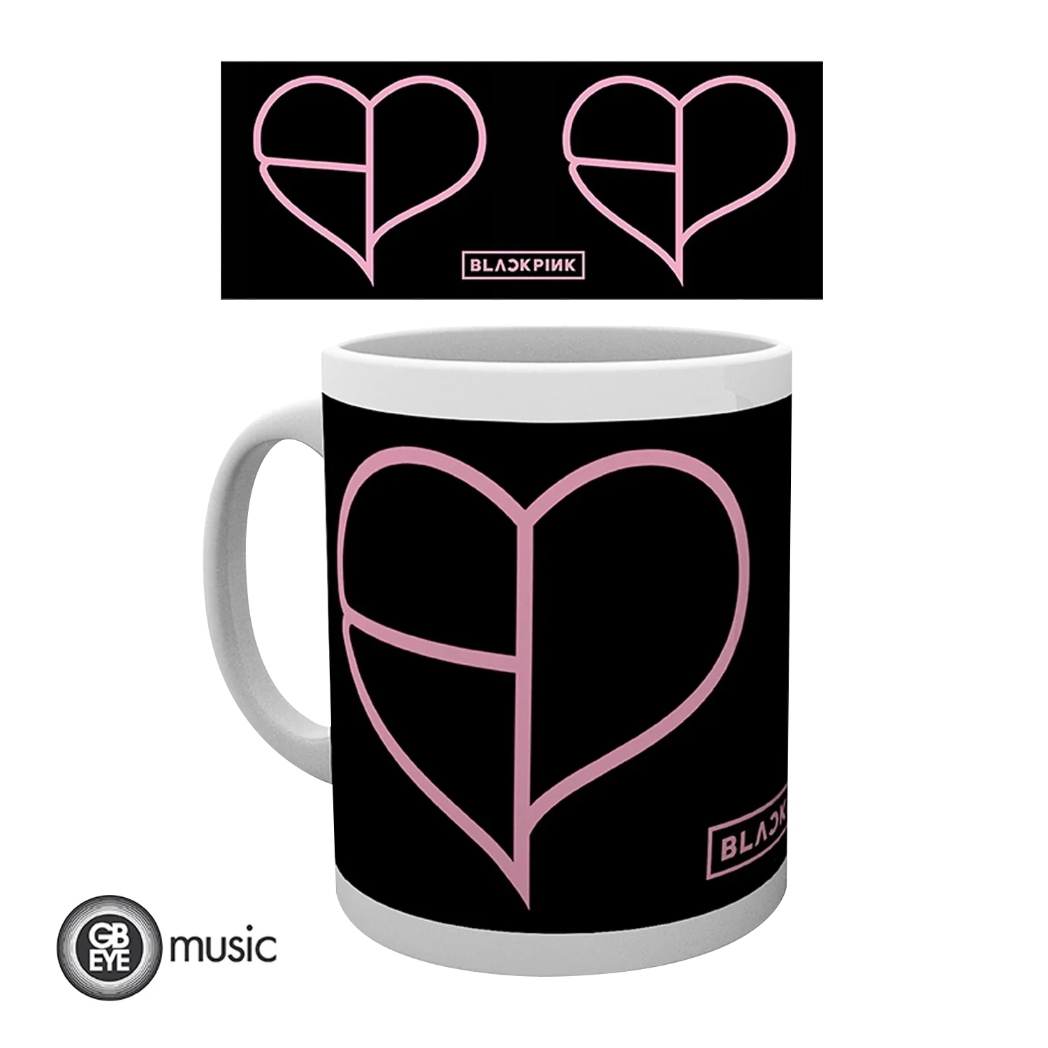 BLACK PINK Mug 320ML Heart Icon - Image 2