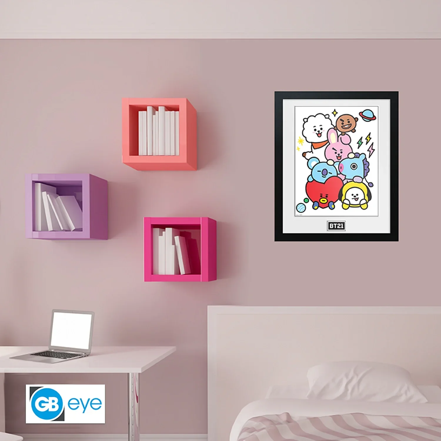 BT21 Framed Print Characters Stack - Image 2