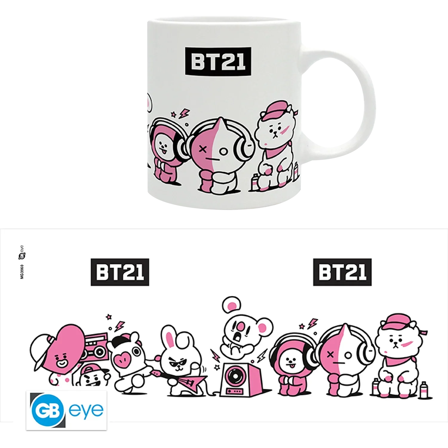 BT21 Mug 320ML Music Play - Image 4