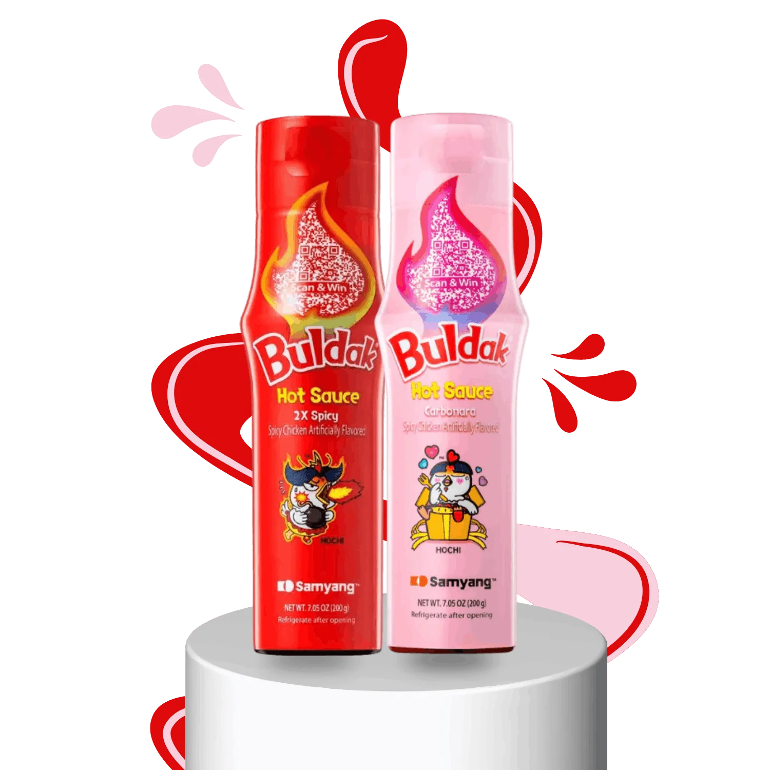 Buldak Saucen Set - Carbonara & 2x Spicy