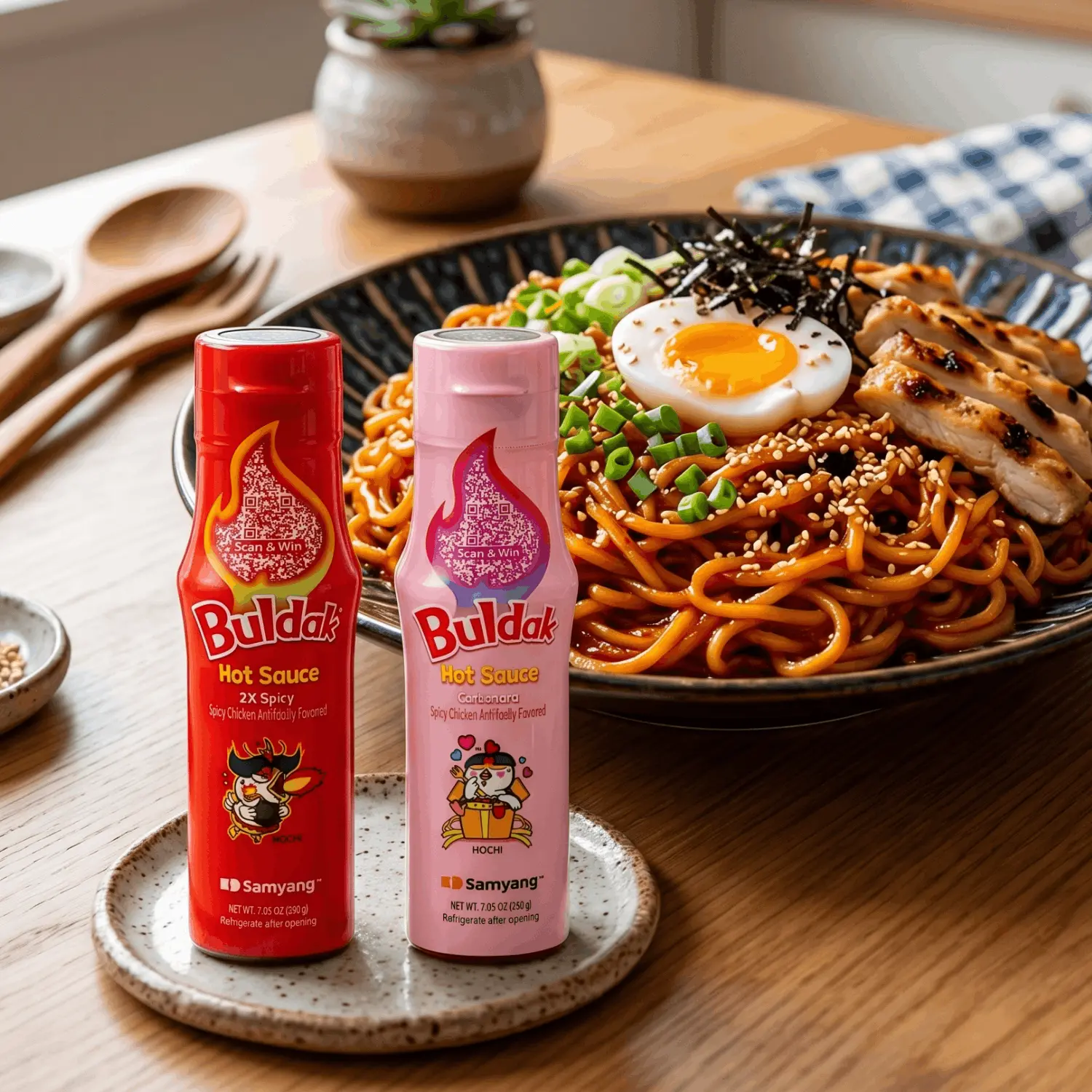 Buldak Saucen Set - Carbonara & 2x Spicy - Image 2