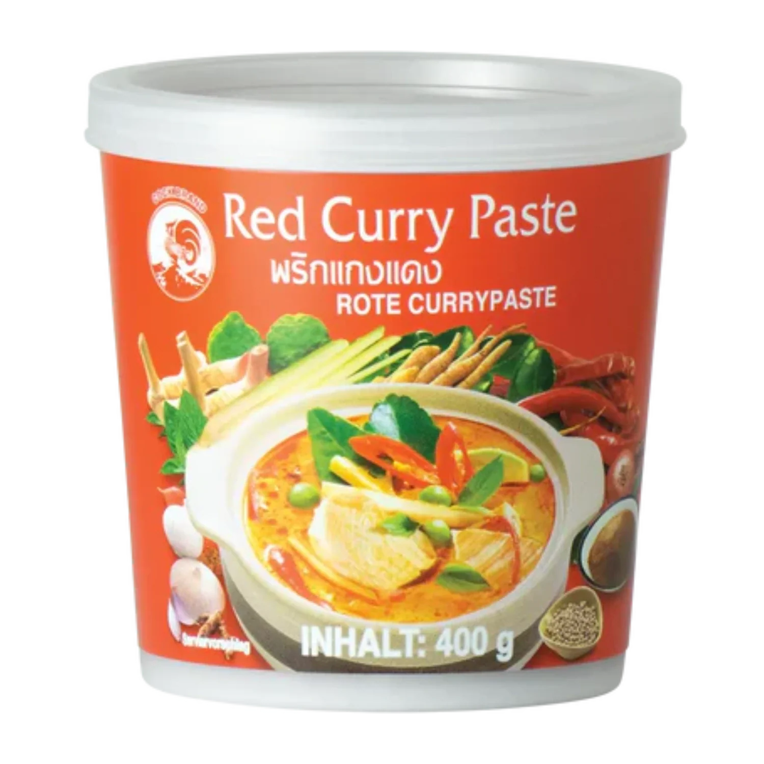 COCK BRAND Rote Curry Paste 400G