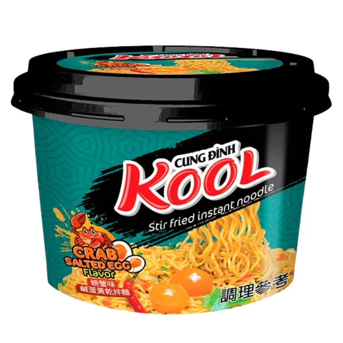 CUNG DINH Kool Noodles Crab Salted Egg Bowl 92G