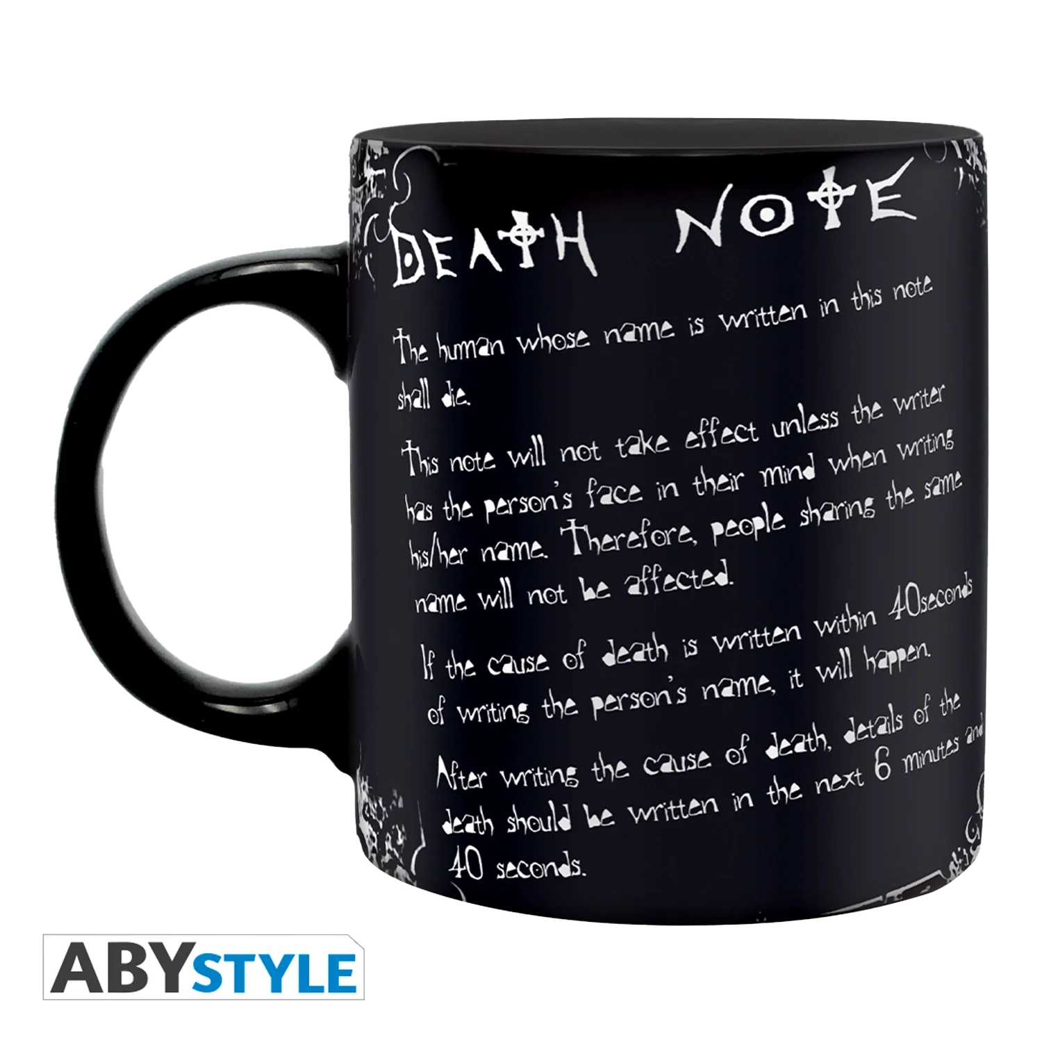 DEATH NOTE Mug 320ML L & Rules - Image 2
