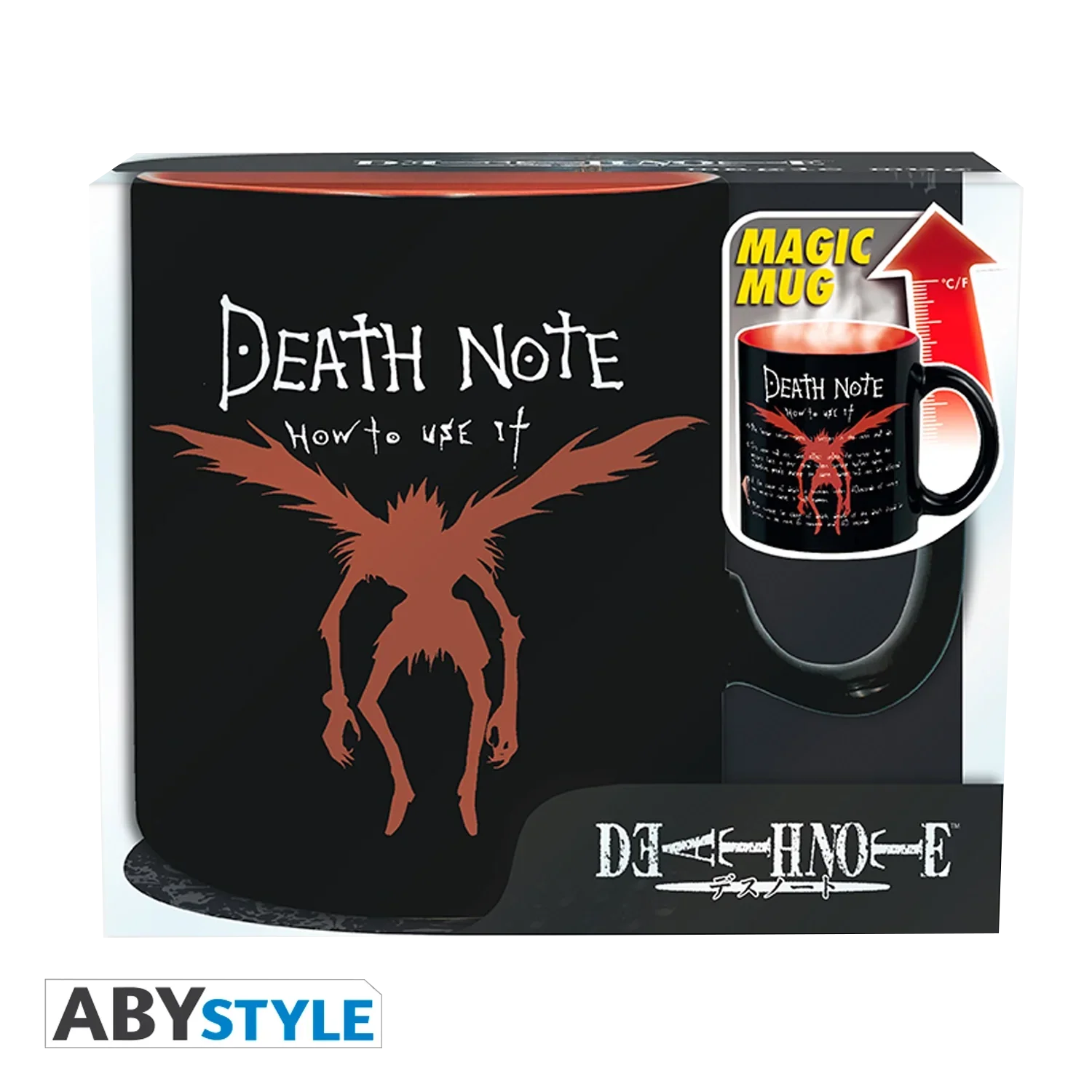 DEATH NOTE Mug Heat Change Kira&Ryuk 460ml - Image 4