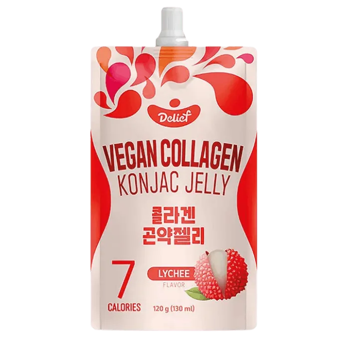 DELIEF Kollagen Konjak Jelly Litchi 120g