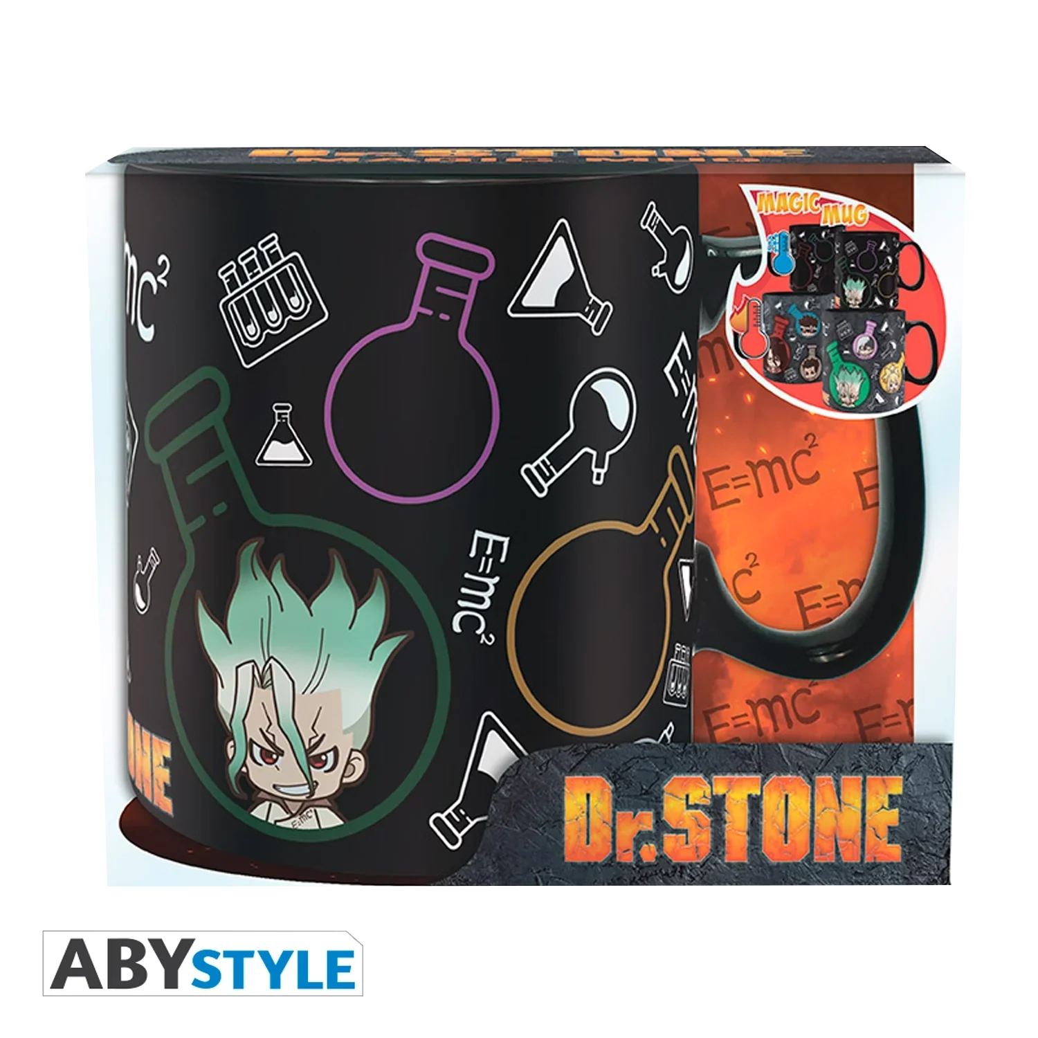 DR STONE Heat Change Mug Group Formula 460ml - Image 3