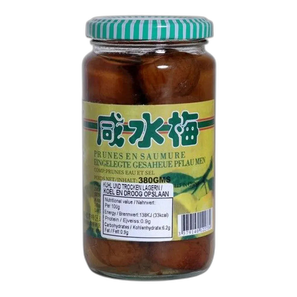 EAGLOBE Pflaumen in Salz- Wasser Pickl.Plum 380G