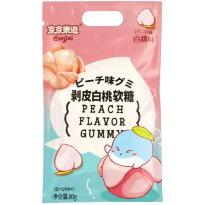 ENNJOI Peeling Gummy Candy White Peach 80G