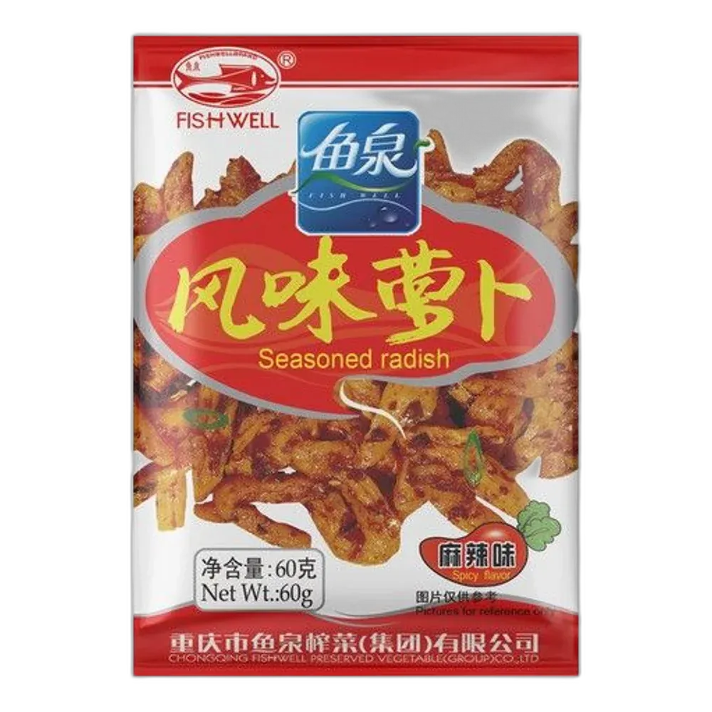 FISH WELL Rettich gewürzt 60G