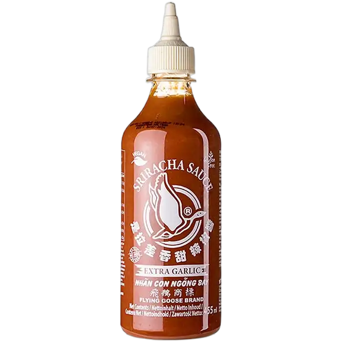 FLYING GOOSE Sriracha +Garlic,No MSG,GF 455ML