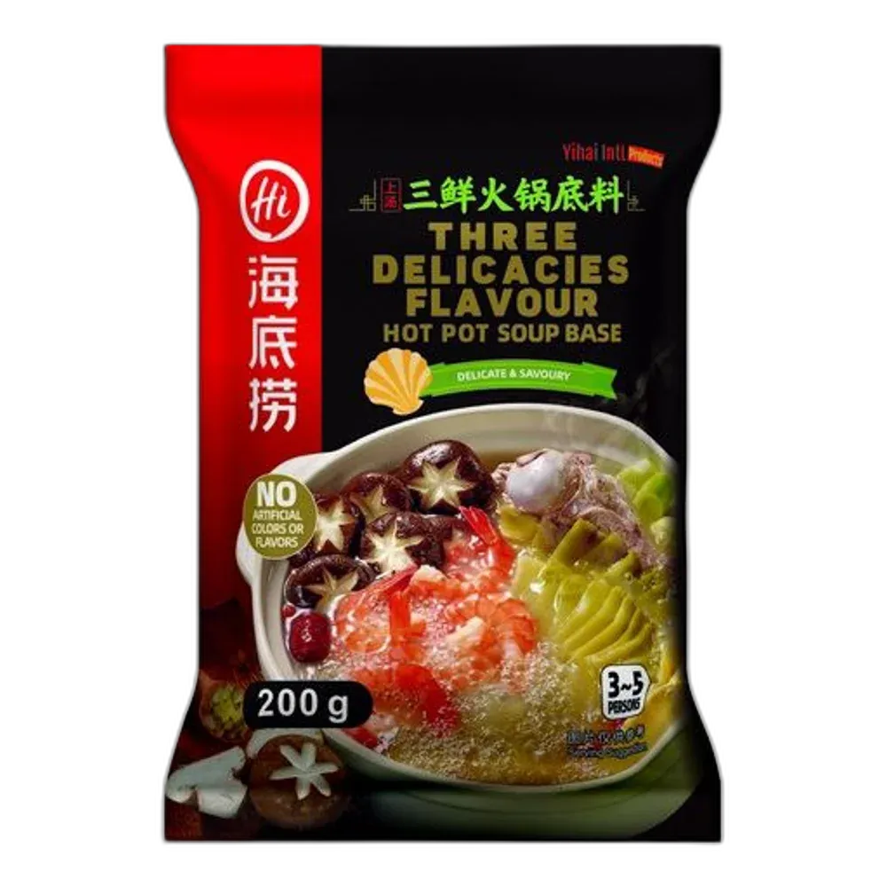 HAIDILAO HotPot Seasoning 3 Delicacies Flav. 200G