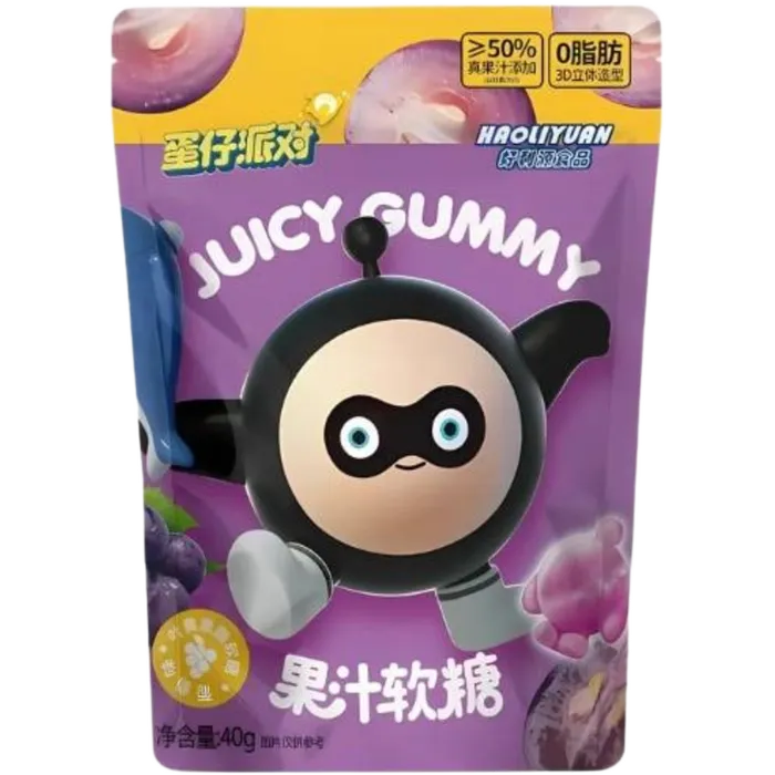 HAOLIYUAN Juice Gummies Grape 40G