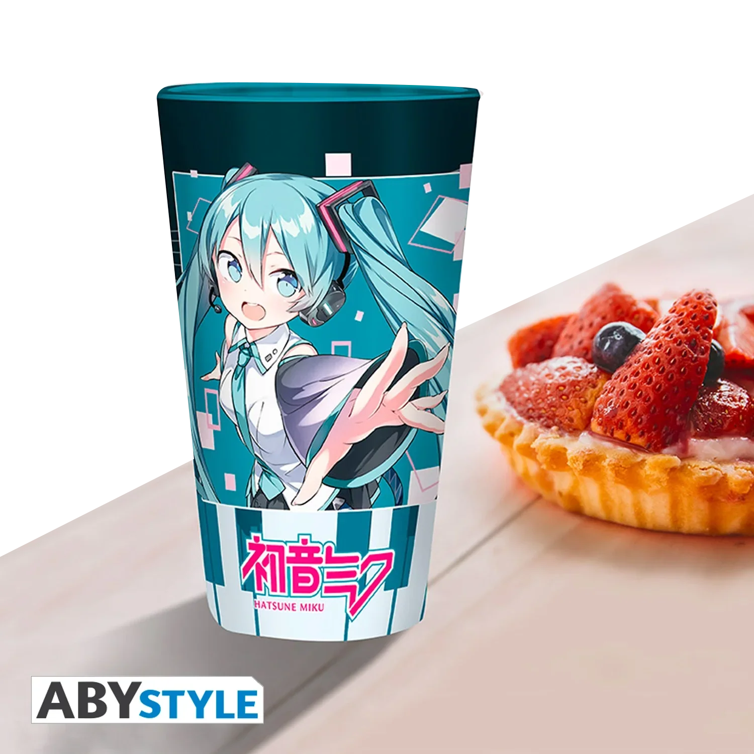 HATSUNE MIKU Large Glass Musical City 400ML - Image 4