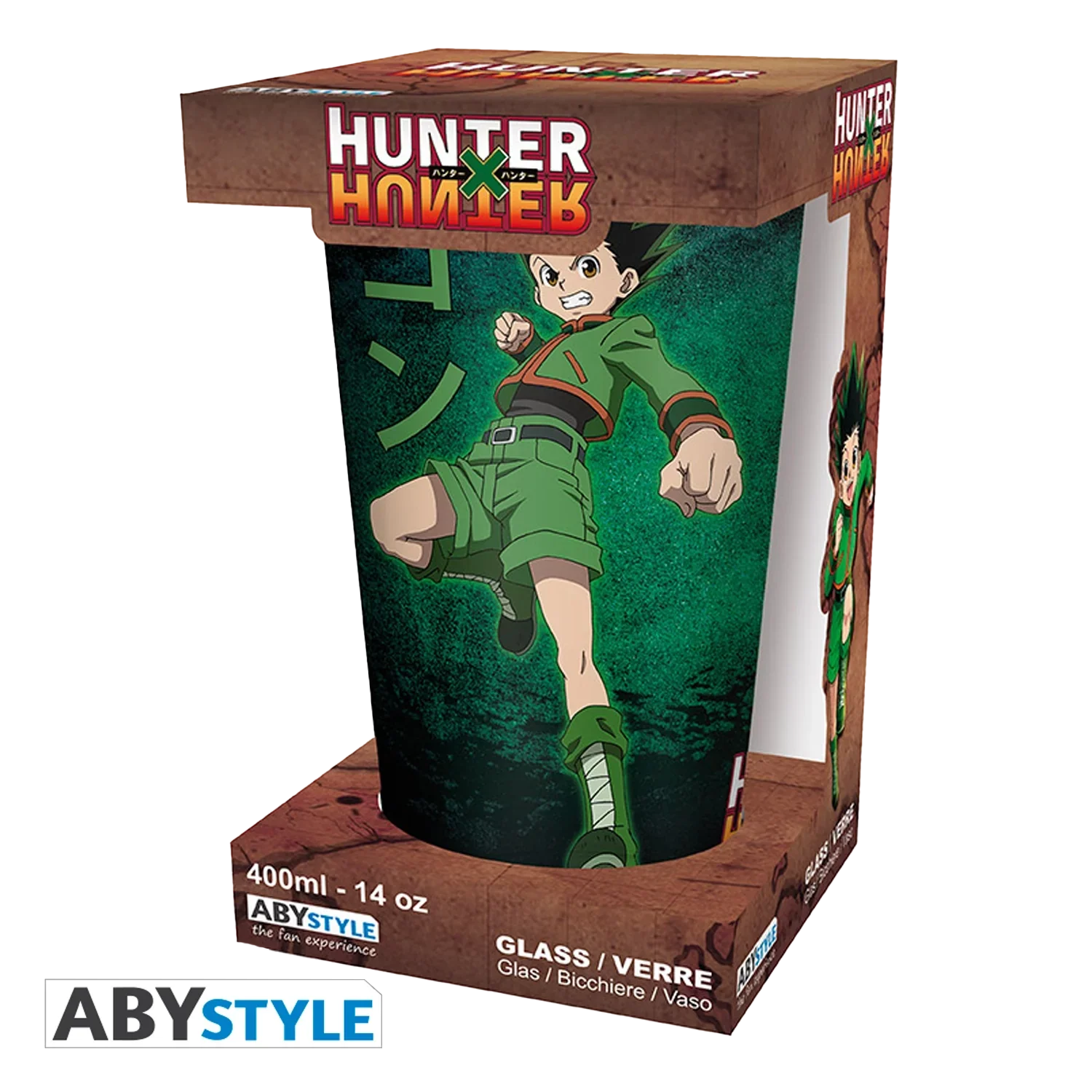 HUNTER X HUNTER Large Glass Gon vs Hisoka 400ML - Image 3