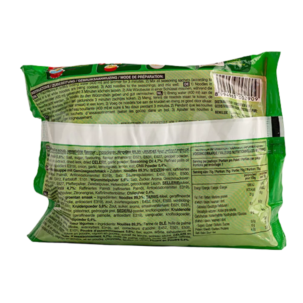 INDOMIE Noodles Vegetable Instant Nudeln Gemüse 75G - Image 2