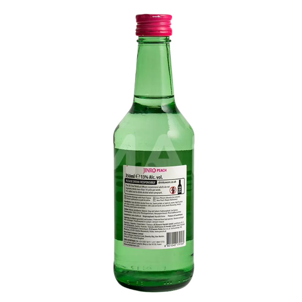 JINRO Soju Peach 360ML - Image 2