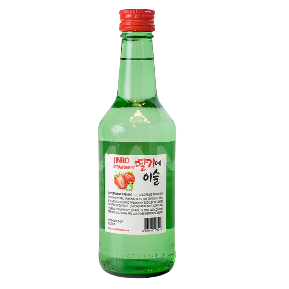 JINRO Soju Strawberry 360ML - Image 2