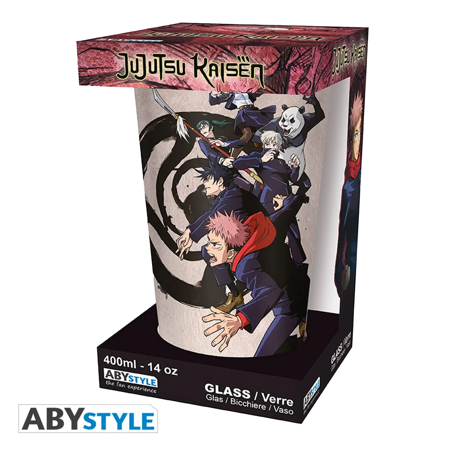 JUJUTSU KAISEN Large Glass TokyoVSKyoto 400ML - Image 3