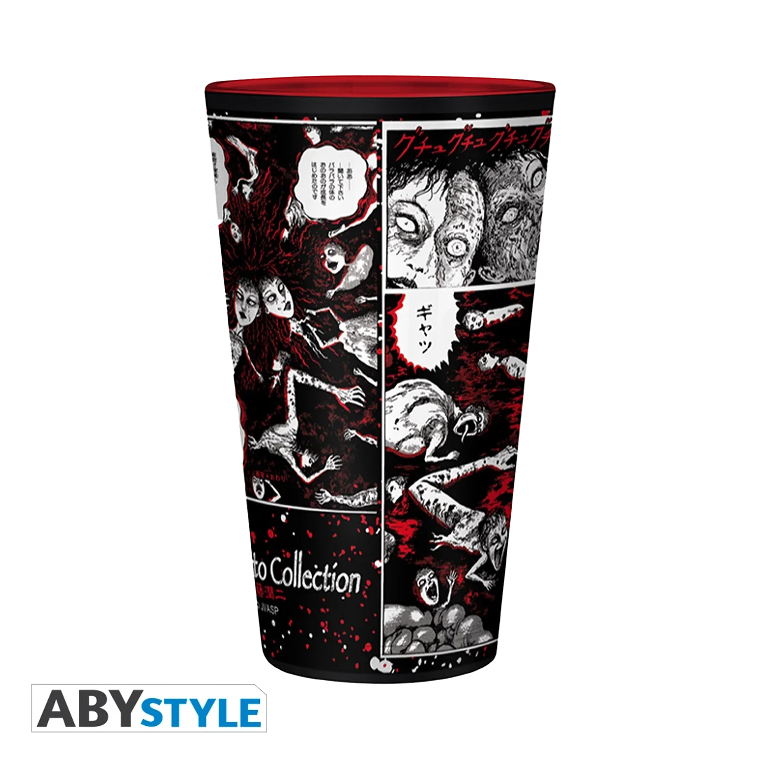 JUNJI ITO Large Glass 470ML Manga Arts - Image 4