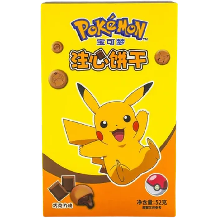 LEDA Pokemon Chocolate Tart Cookie & Sticker 82G