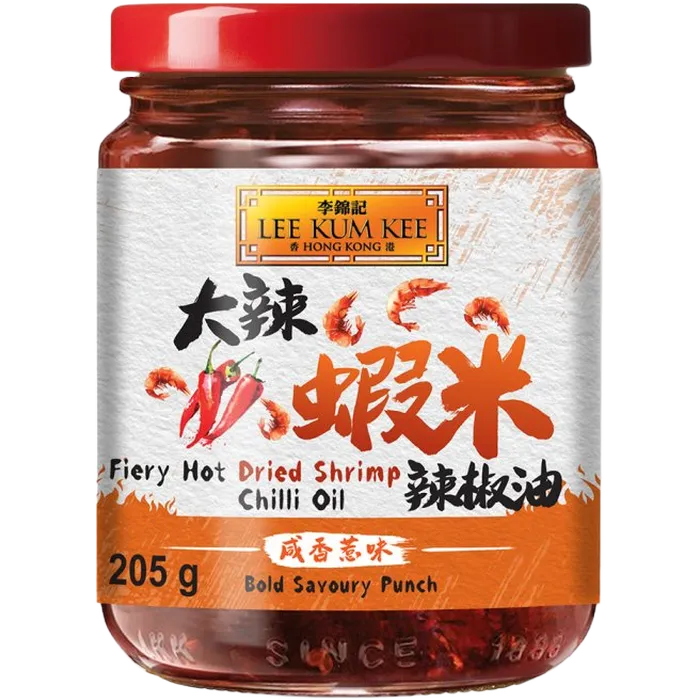 LKK Fiery Hot Dried Shrimp Chilli Oil 205G