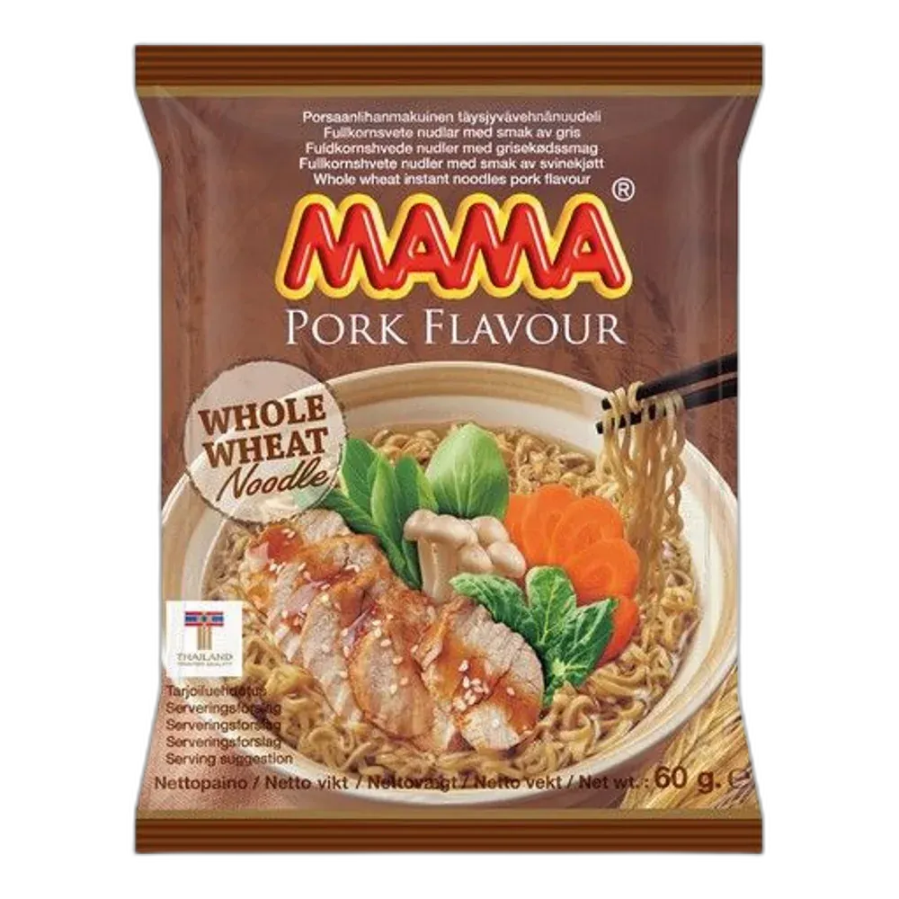 MAMA Instant Nudeln Pork Vollkorn 60G