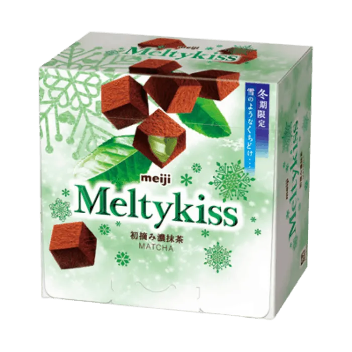 MEJI Melty Kiss Matcha Schokolade 53g