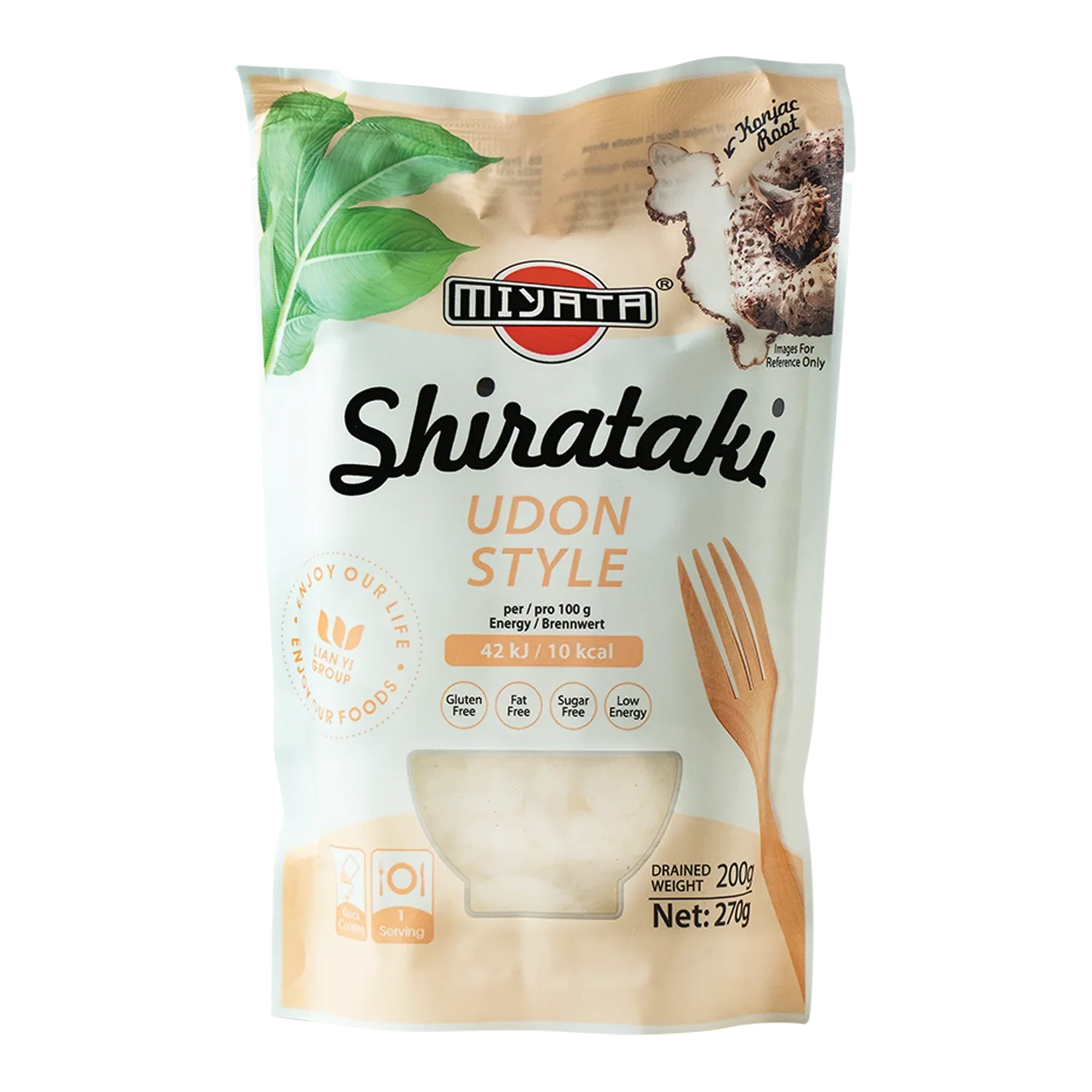 MIYATA Shirataki Udon Style Nudeln 270G