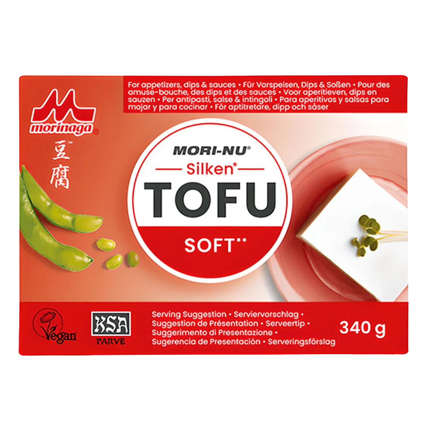 MORINAGA Mori-Nu 340G Silken Tofu Soft/Weich
