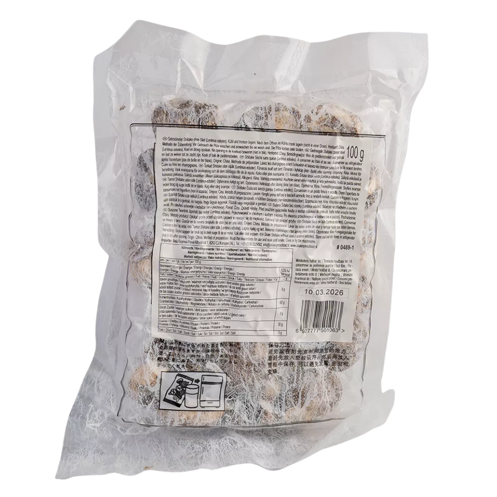 MOUNTAINS Getrocknete Shiitake ohne Stiel 100G - Image 2