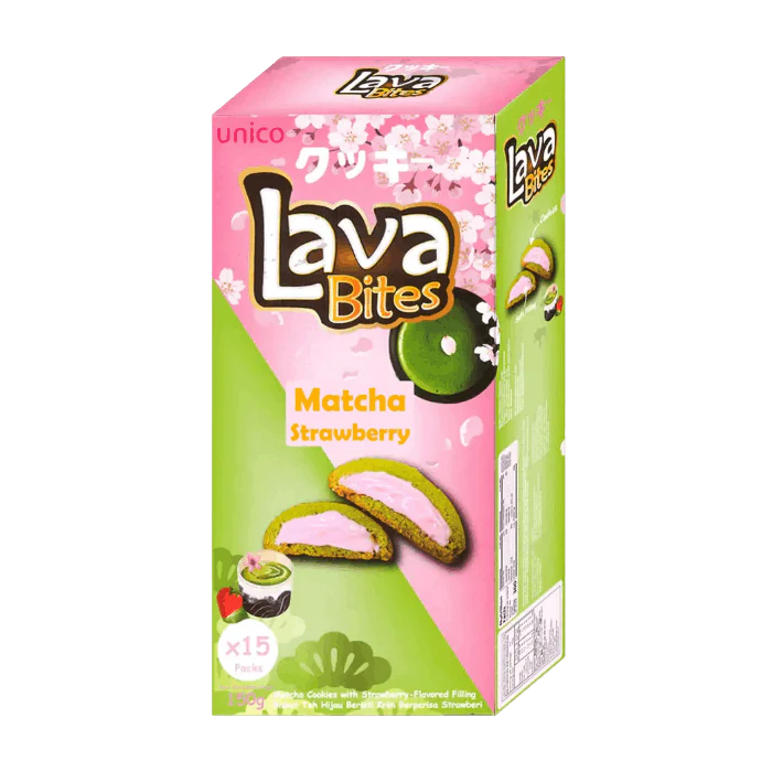 MY Lava Bites Cookies Matcha Erdbeer 200G