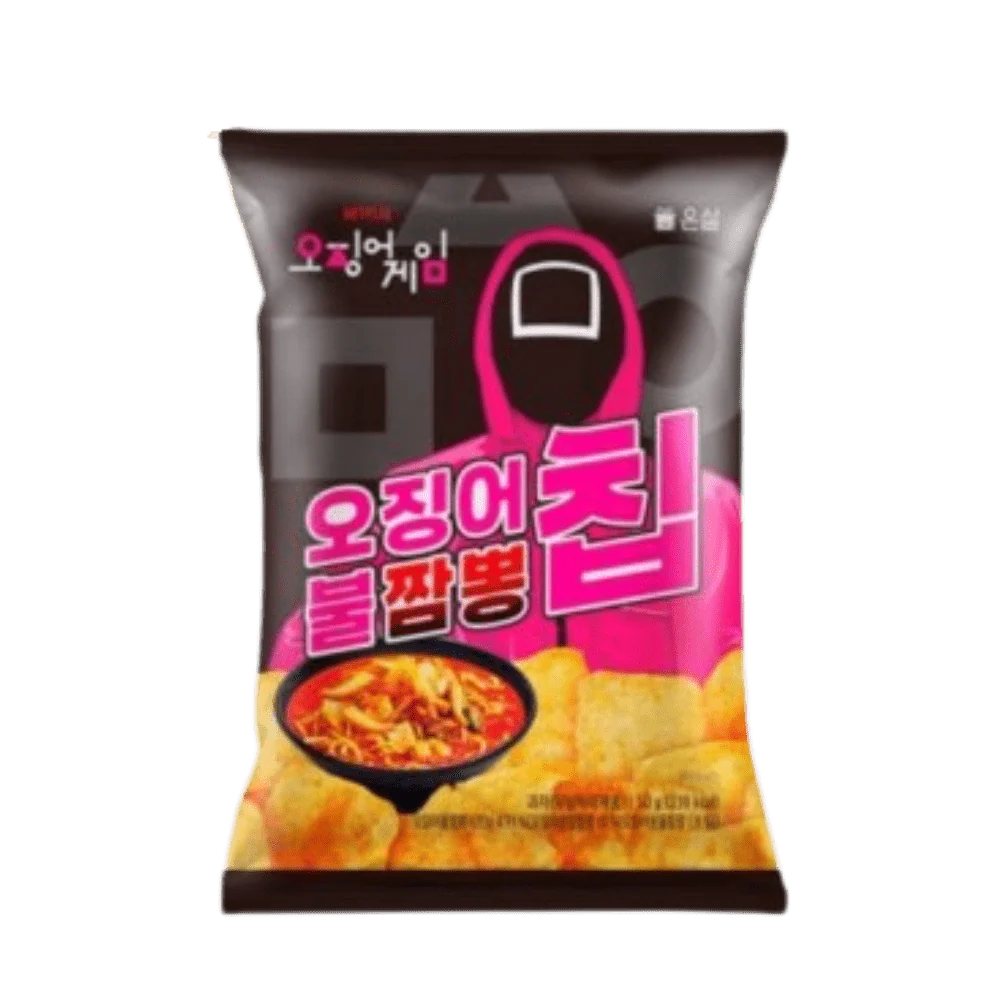 NETFLIX Squid Game Spicy Squid Jjamppong Chips 50G