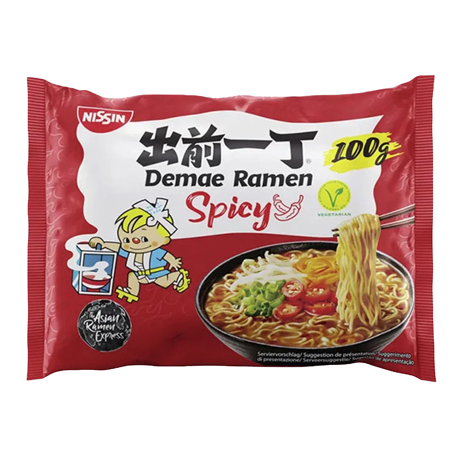 NISSIN Demae Ramen Spicy Flavor 100G