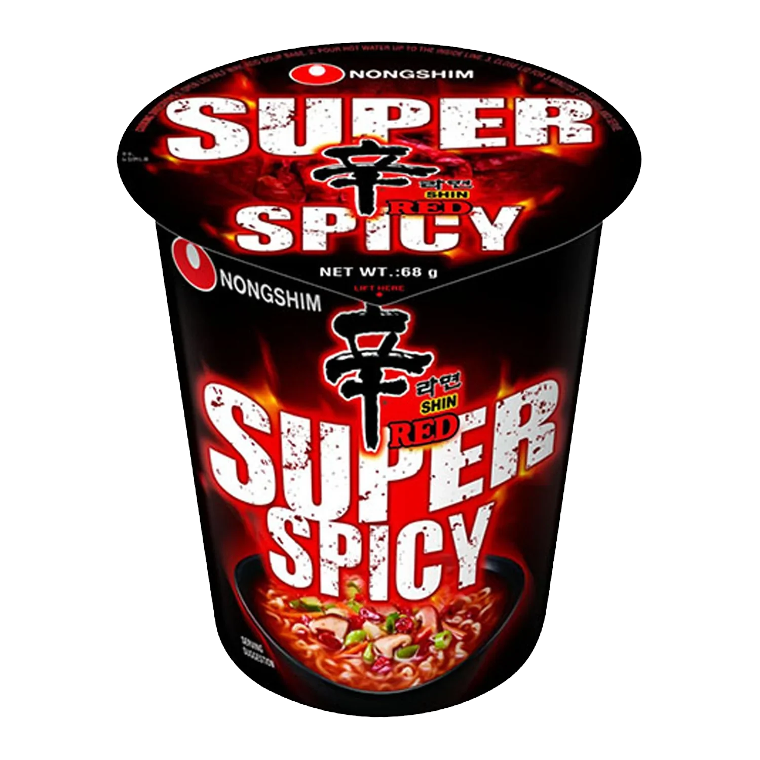 NONGSHIM Instant Nudeln Super Spicy Cup 68G