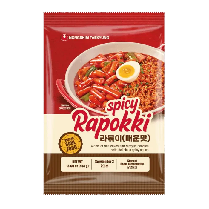 NONGSHIM Tteokbokki Mit Ramyun Spicy Rabokki 414G