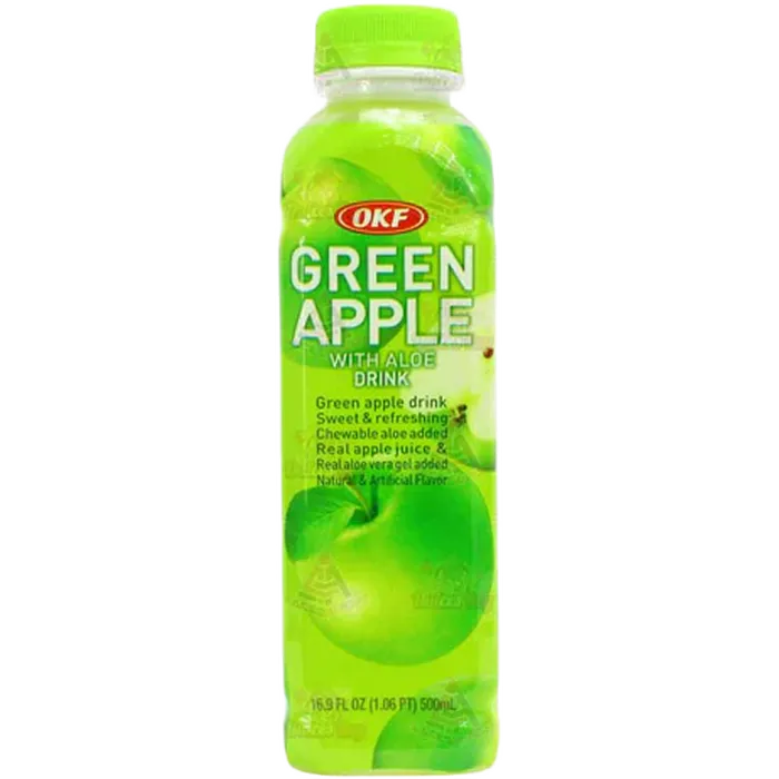 OKF Aloe Vera Getränk Green Apple 500ML