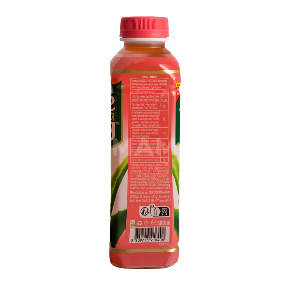 OKF Aloe Vera Getränk Himbeere 500ML - Image 2