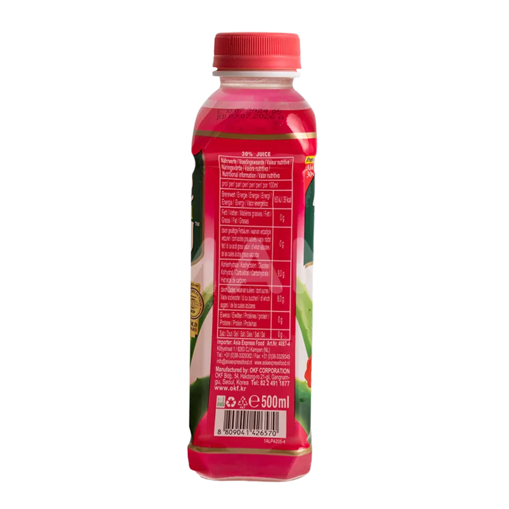 OKF Aloe Vera Getränk Lychee Fl 500ML - Image 2