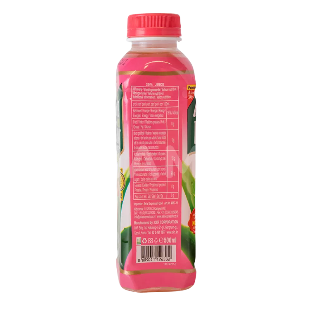 OKF Aloe Vera Getränk Pfirsich 500ML - Image 2