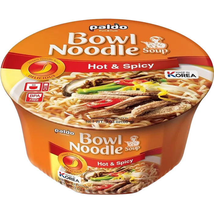 PALDO Bowl Ramen HOt & Spicy 86G