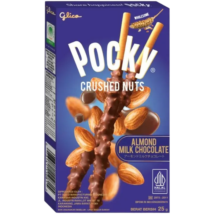 POCKY Biscuit Sticks Almond Milk Chocolate 25G