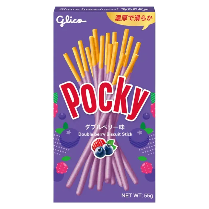 POCKY Biskuit Sticks Blueberry Raspberry 55G