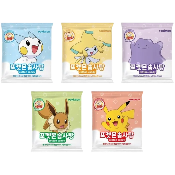 POKEMON Cotton Candy with Sticker 8G